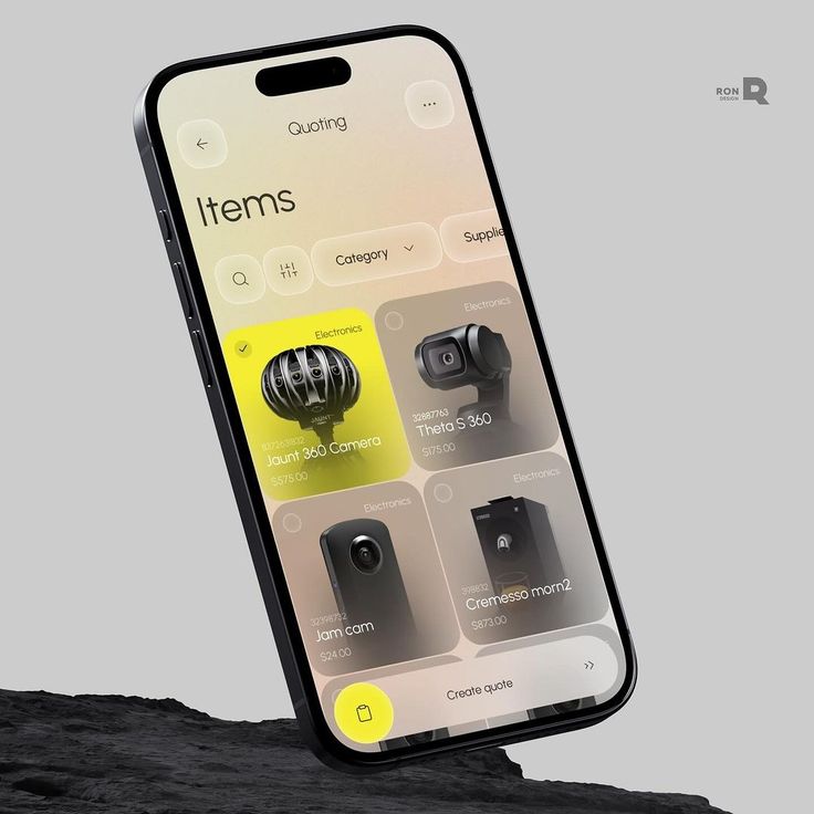 Cartly app UI