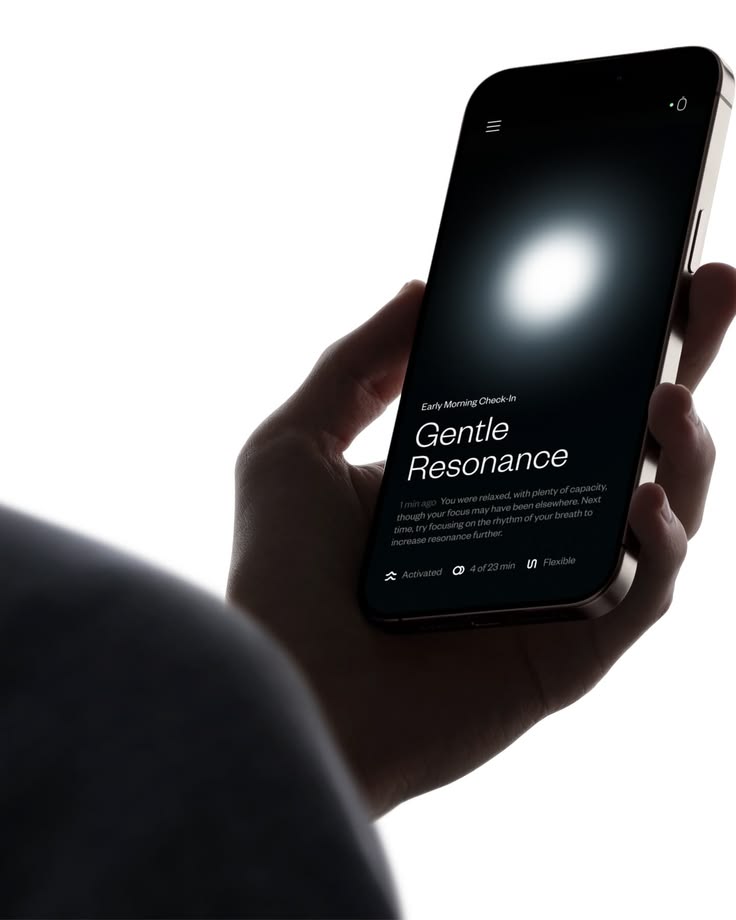 Stillness app UI